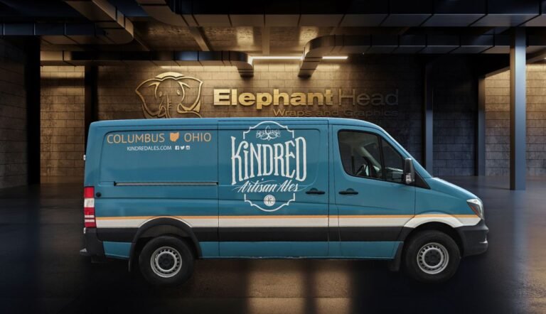 Kindred Artisan Ales Commercial Vehicle Wrap Columbus Ohio