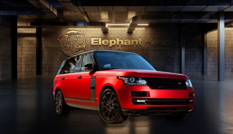 Range Rover Vinyl Car Wrap Columbus Ohio