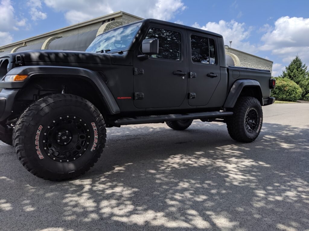 Matte Black Jeep Wrap columbus ohio